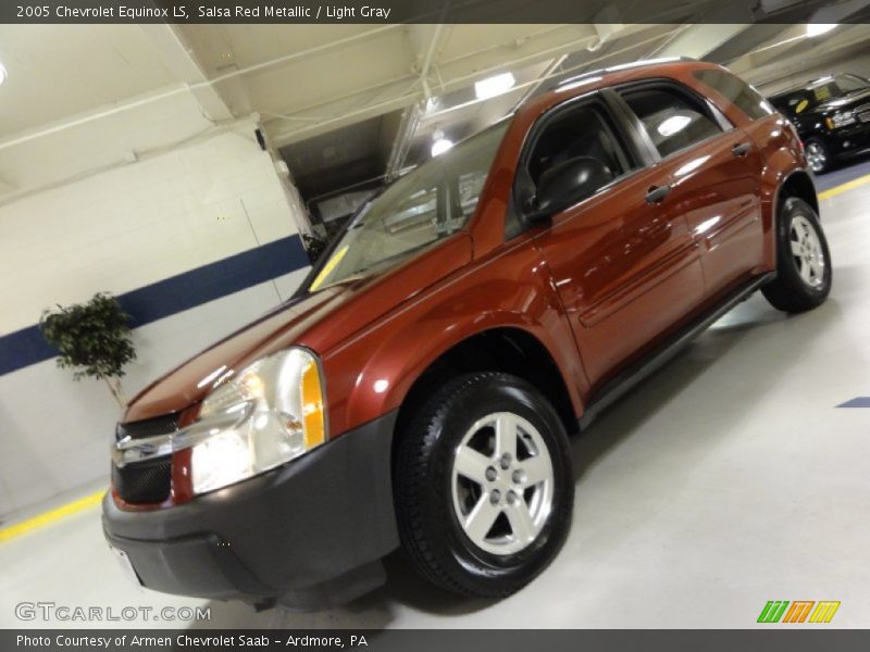 Salsa Red Metallic / Light Gray 2005 Chevrolet Equinox LS