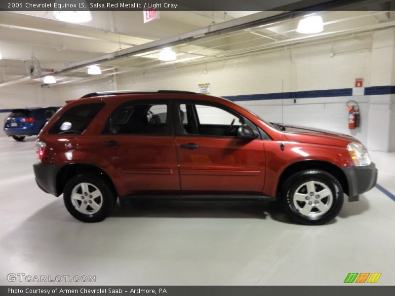 Salsa Red Metallic / Light Gray 2005 Chevrolet Equinox LS