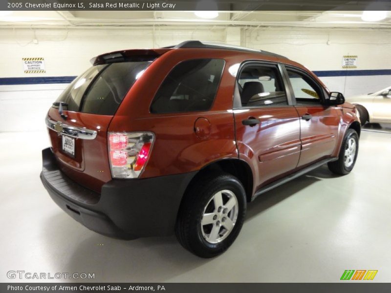 Salsa Red Metallic / Light Gray 2005 Chevrolet Equinox LS
