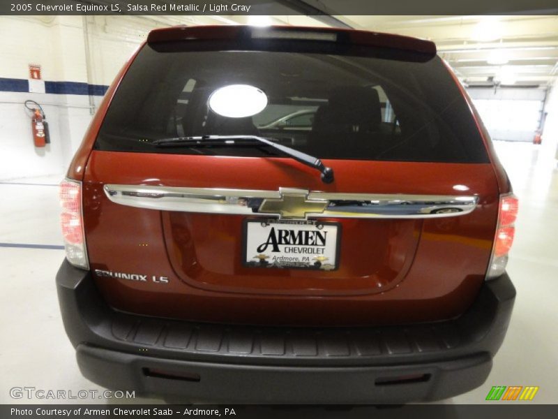 Salsa Red Metallic / Light Gray 2005 Chevrolet Equinox LS