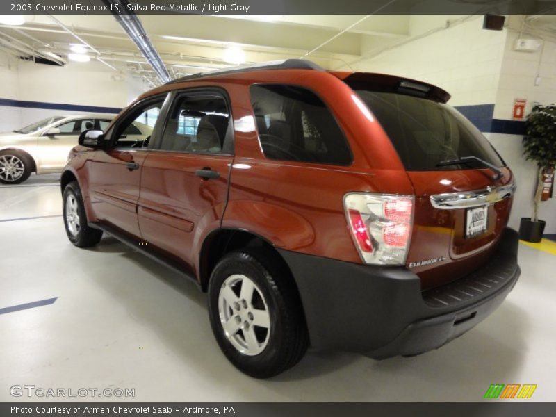 Salsa Red Metallic / Light Gray 2005 Chevrolet Equinox LS
