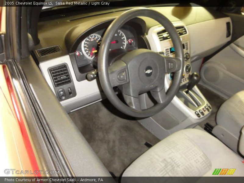 Salsa Red Metallic / Light Gray 2005 Chevrolet Equinox LS