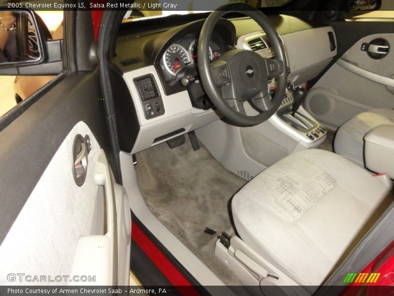 Salsa Red Metallic / Light Gray 2005 Chevrolet Equinox LS