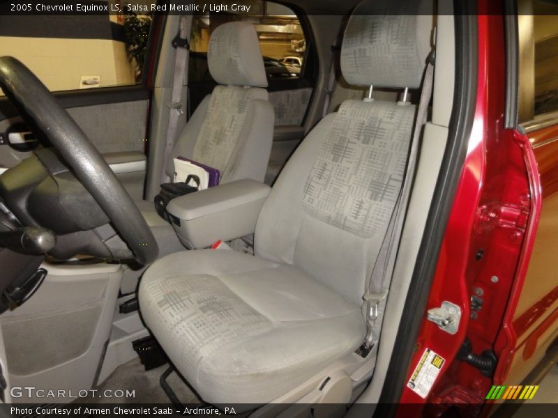 Salsa Red Metallic / Light Gray 2005 Chevrolet Equinox LS