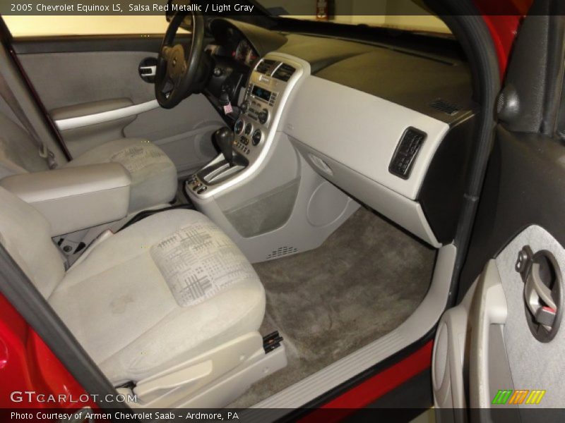 Salsa Red Metallic / Light Gray 2005 Chevrolet Equinox LS