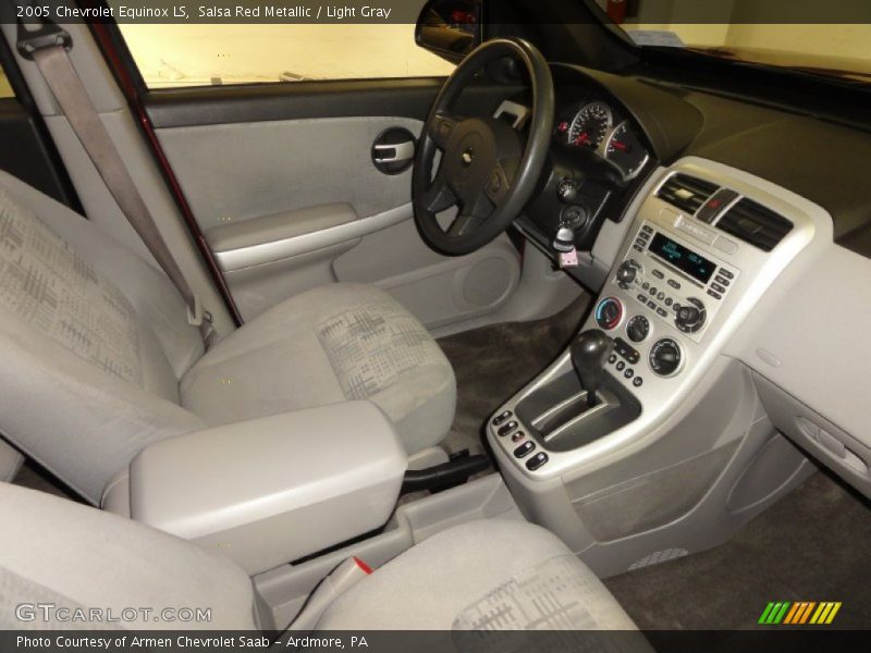 Salsa Red Metallic / Light Gray 2005 Chevrolet Equinox LS