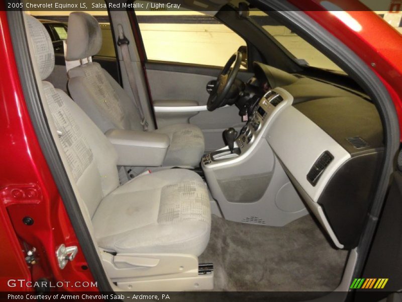 Salsa Red Metallic / Light Gray 2005 Chevrolet Equinox LS
