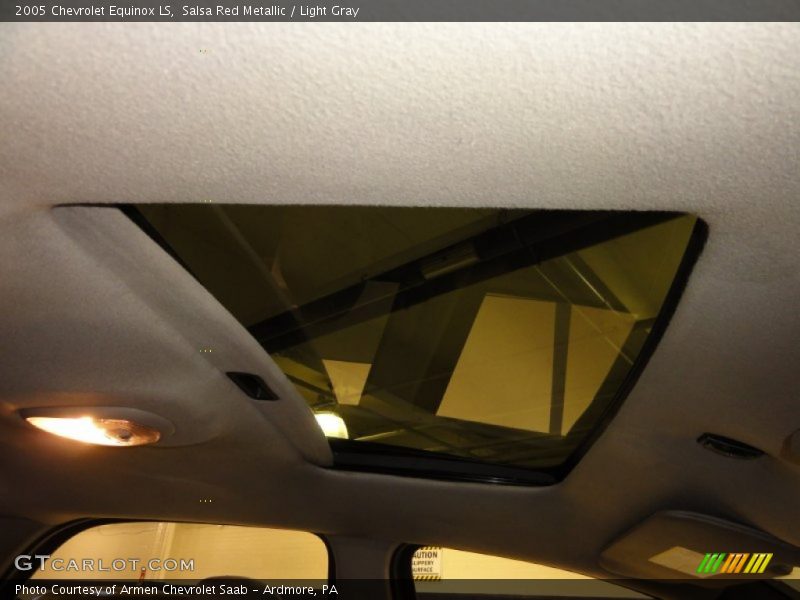 Salsa Red Metallic / Light Gray 2005 Chevrolet Equinox LS