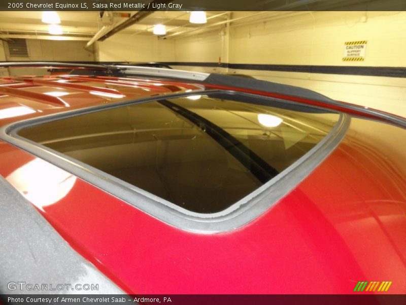 Salsa Red Metallic / Light Gray 2005 Chevrolet Equinox LS