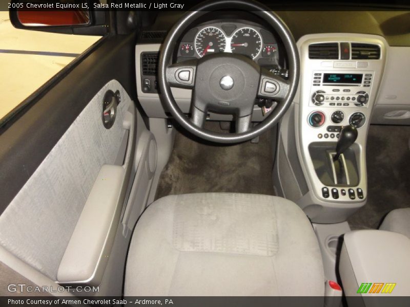 Salsa Red Metallic / Light Gray 2005 Chevrolet Equinox LS