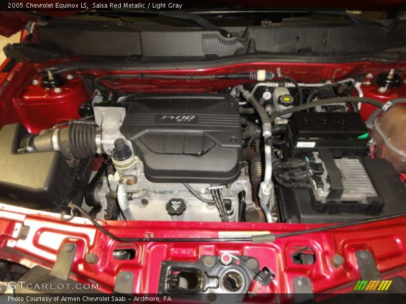 Salsa Red Metallic / Light Gray 2005 Chevrolet Equinox LS