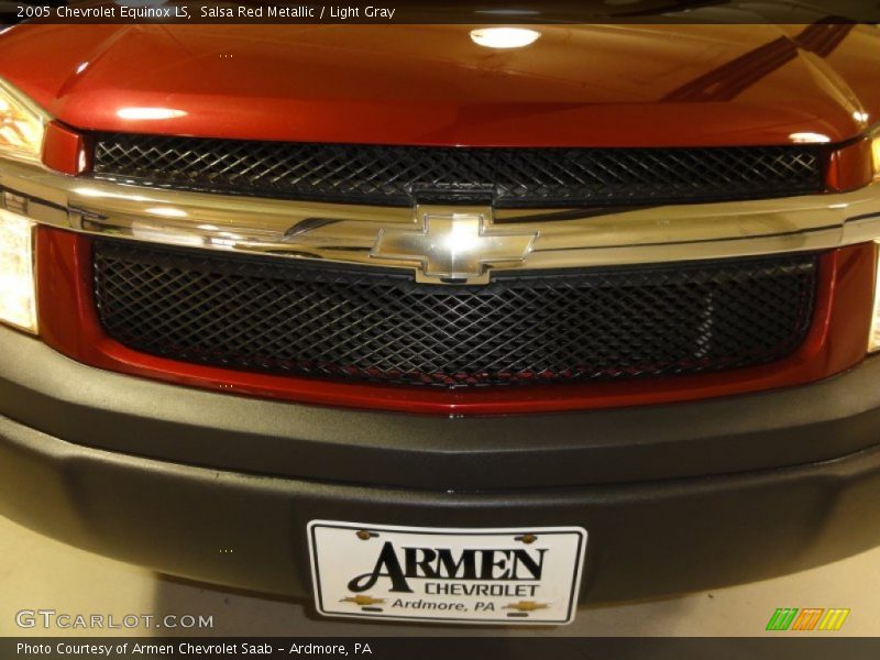 Salsa Red Metallic / Light Gray 2005 Chevrolet Equinox LS