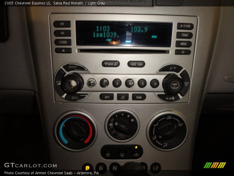 Salsa Red Metallic / Light Gray 2005 Chevrolet Equinox LS