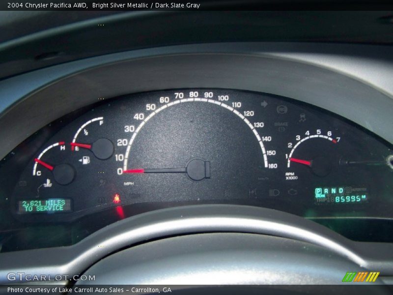 Bright Silver Metallic / Dark Slate Gray 2004 Chrysler Pacifica AWD