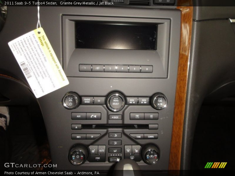 Granite Grey Metallic / Jet Black 2011 Saab 9-5 Turbo4 Sedan