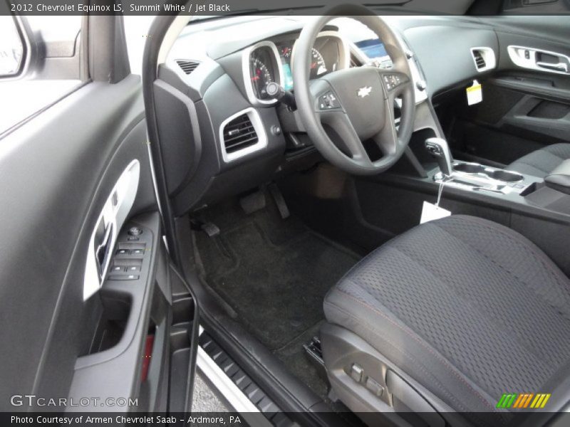 Summit White / Jet Black 2012 Chevrolet Equinox LS