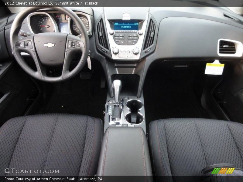 Summit White / Jet Black 2012 Chevrolet Equinox LS