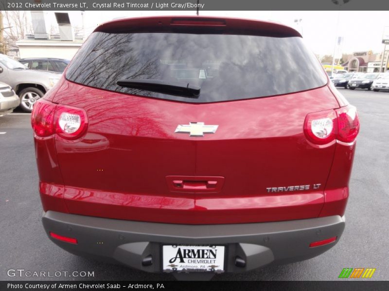 Crystal Red Tintcoat / Light Gray/Ebony 2012 Chevrolet Traverse LT