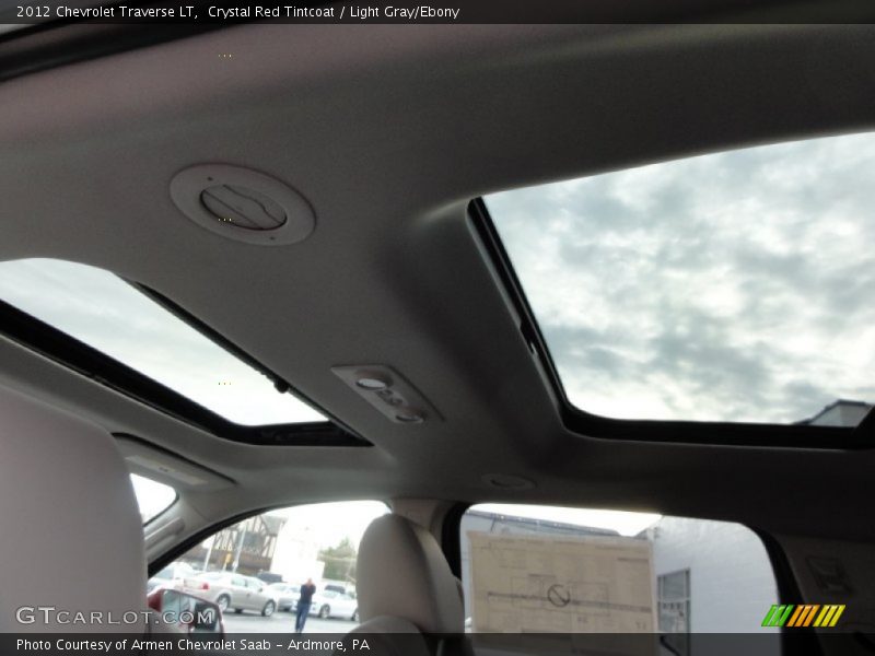 Sunroof of 2012 Traverse LT