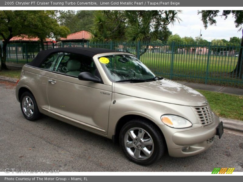 Linen Gold Metallic Pearl / Taupe/Pearl Beige 2005 Chrysler PT Cruiser Touring Turbo Convertible
