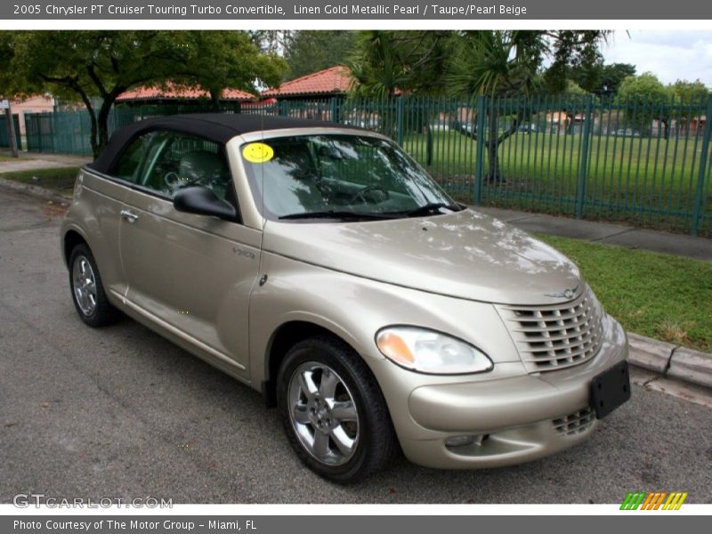 Linen Gold Metallic Pearl / Taupe/Pearl Beige 2005 Chrysler PT Cruiser Touring Turbo Convertible