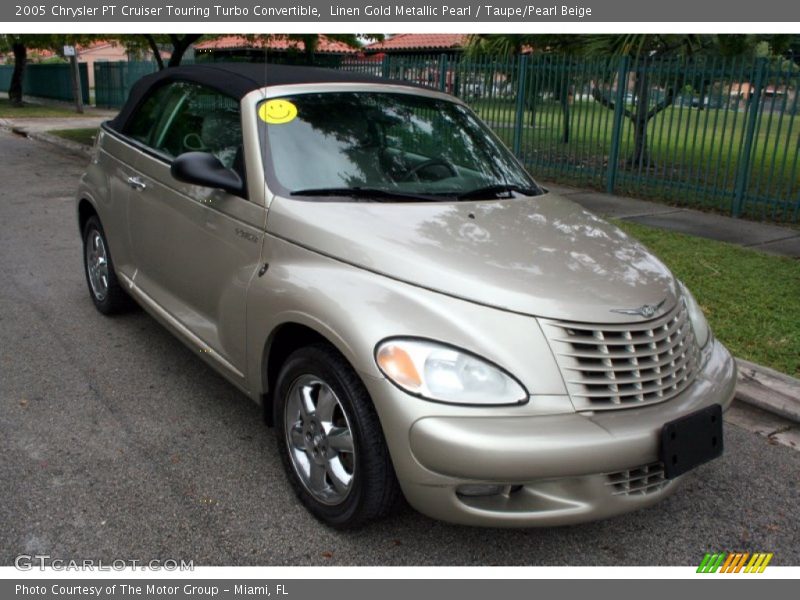 Linen Gold Metallic Pearl / Taupe/Pearl Beige 2005 Chrysler PT Cruiser Touring Turbo Convertible