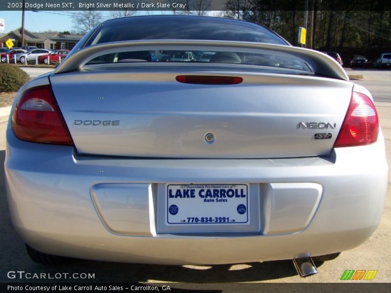 Bright Silver Metallic / Dark Slate Gray 2003 Dodge Neon SXT