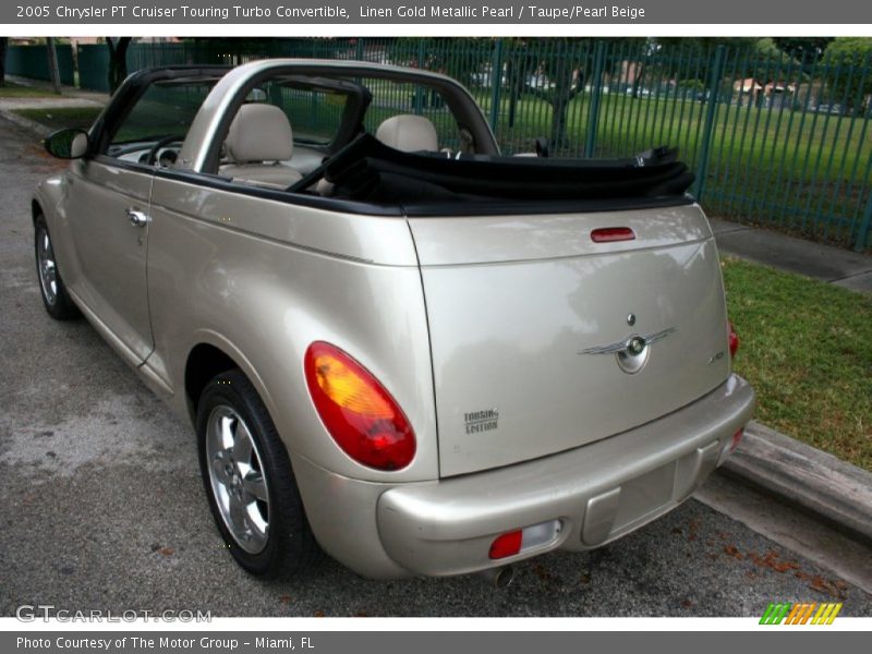 Linen Gold Metallic Pearl / Taupe/Pearl Beige 2005 Chrysler PT Cruiser Touring Turbo Convertible