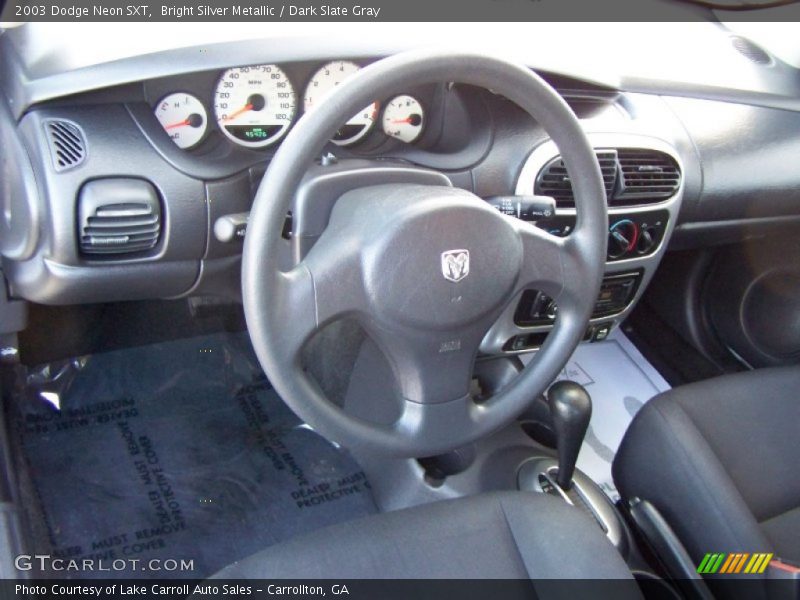 Bright Silver Metallic / Dark Slate Gray 2003 Dodge Neon SXT