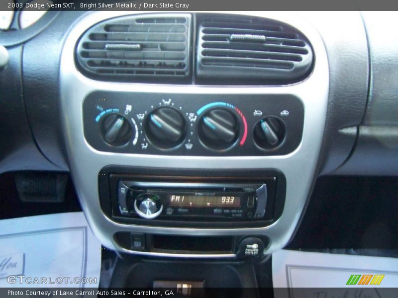 Bright Silver Metallic / Dark Slate Gray 2003 Dodge Neon SXT