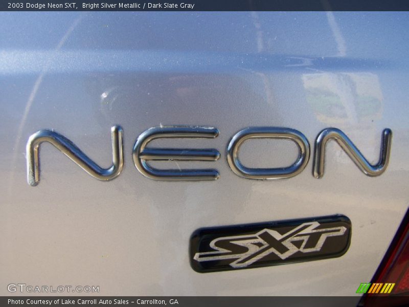 Bright Silver Metallic / Dark Slate Gray 2003 Dodge Neon SXT