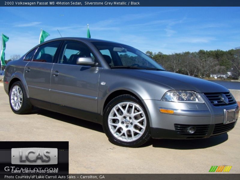 Silverstone Grey Metallic / Black 2003 Volkswagen Passat W8 4Motion Sedan