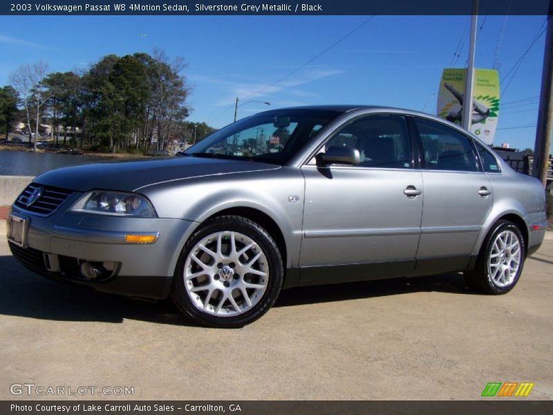 Silverstone Grey Metallic / Black 2003 Volkswagen Passat W8 4Motion Sedan