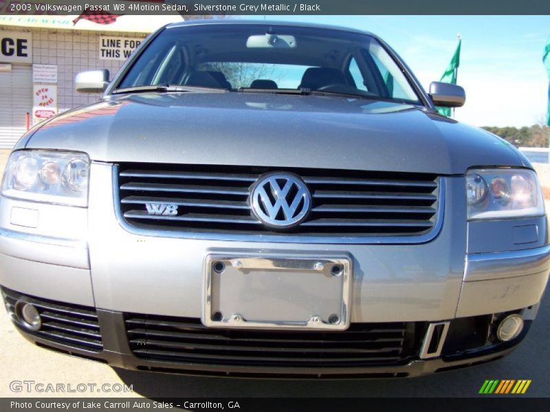 Silverstone Grey Metallic / Black 2003 Volkswagen Passat W8 4Motion Sedan