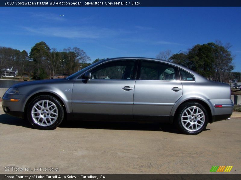 Silverstone Grey Metallic / Black 2003 Volkswagen Passat W8 4Motion Sedan