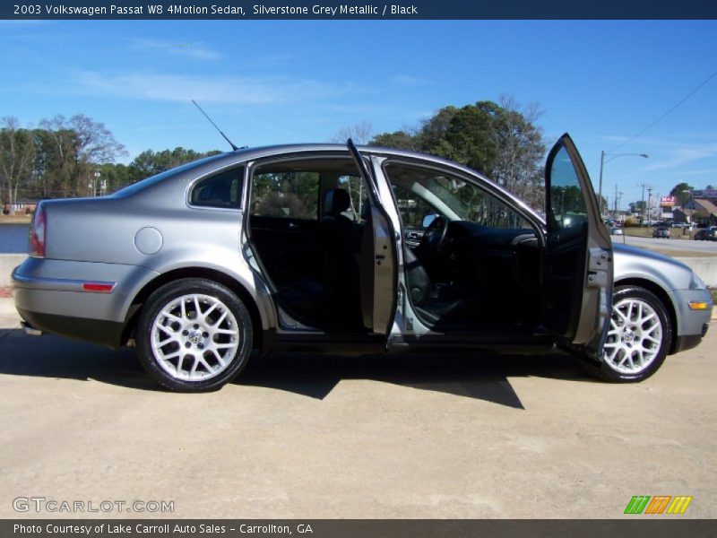 Silverstone Grey Metallic / Black 2003 Volkswagen Passat W8 4Motion Sedan