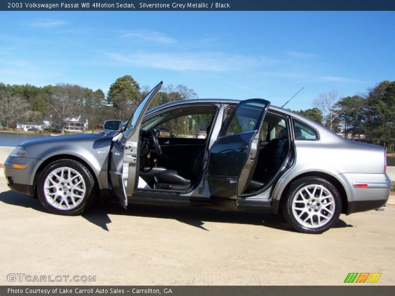 Silverstone Grey Metallic / Black 2003 Volkswagen Passat W8 4Motion Sedan