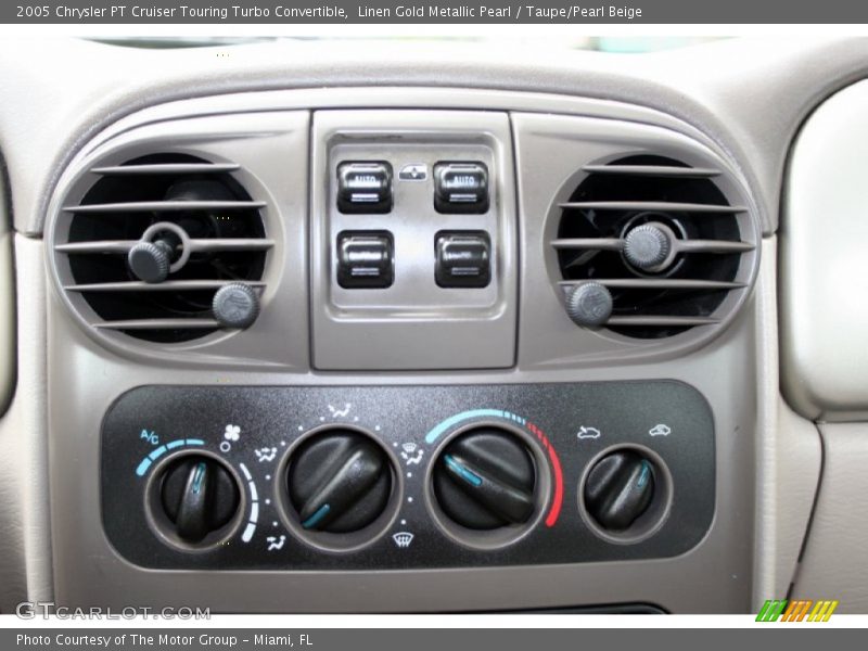 Controls of 2005 PT Cruiser Touring Turbo Convertible