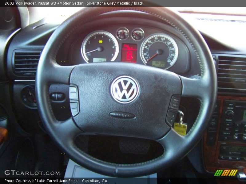 Silverstone Grey Metallic / Black 2003 Volkswagen Passat W8 4Motion Sedan