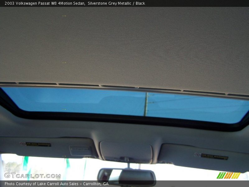 Silverstone Grey Metallic / Black 2003 Volkswagen Passat W8 4Motion Sedan