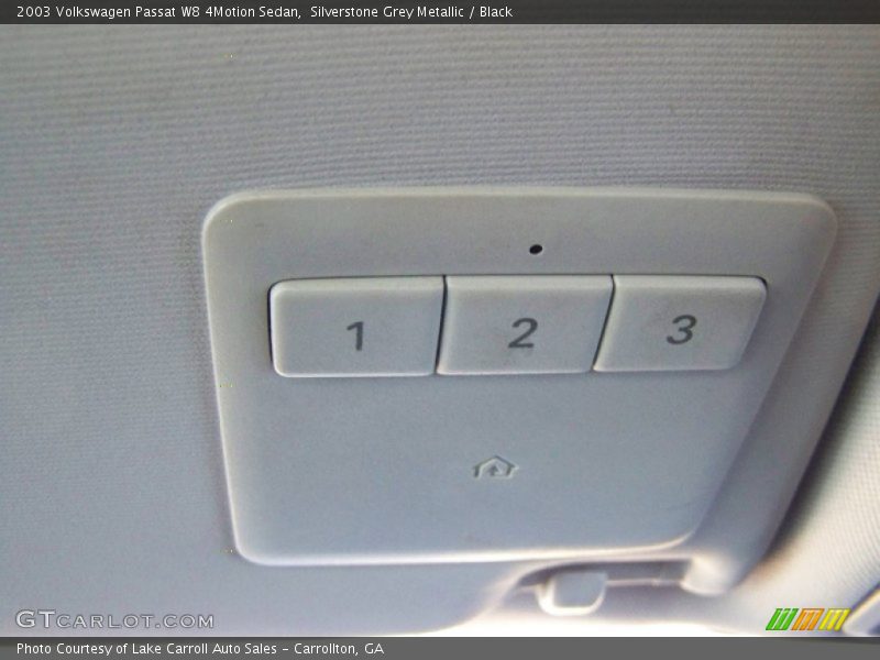 Silverstone Grey Metallic / Black 2003 Volkswagen Passat W8 4Motion Sedan