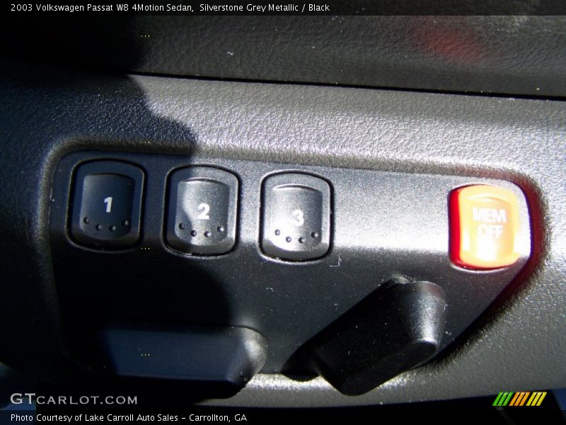Silverstone Grey Metallic / Black 2003 Volkswagen Passat W8 4Motion Sedan