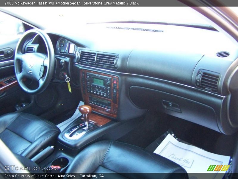 Silverstone Grey Metallic / Black 2003 Volkswagen Passat W8 4Motion Sedan