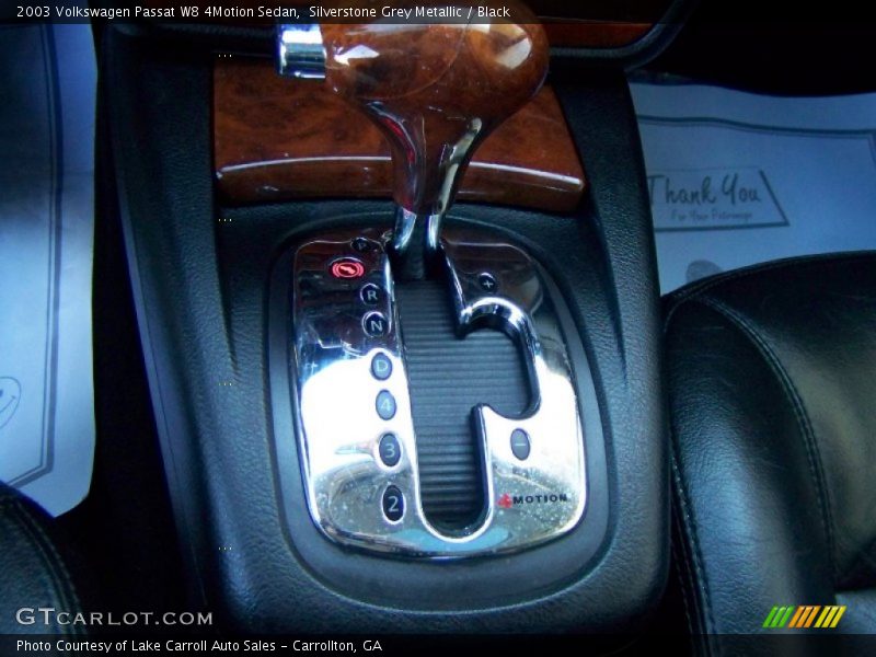 Silverstone Grey Metallic / Black 2003 Volkswagen Passat W8 4Motion Sedan