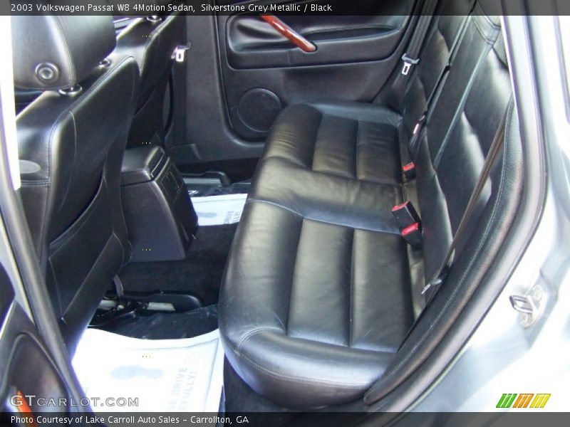  2003 Passat W8 4Motion Sedan Black Interior