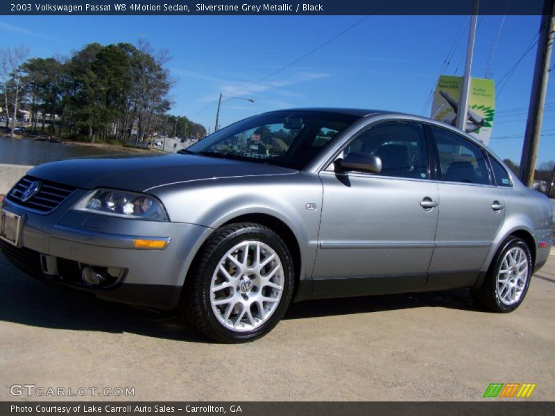 Silverstone Grey Metallic / Black 2003 Volkswagen Passat W8 4Motion Sedan