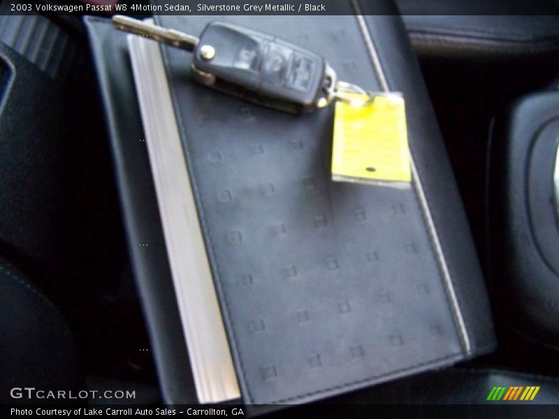 Silverstone Grey Metallic / Black 2003 Volkswagen Passat W8 4Motion Sedan
