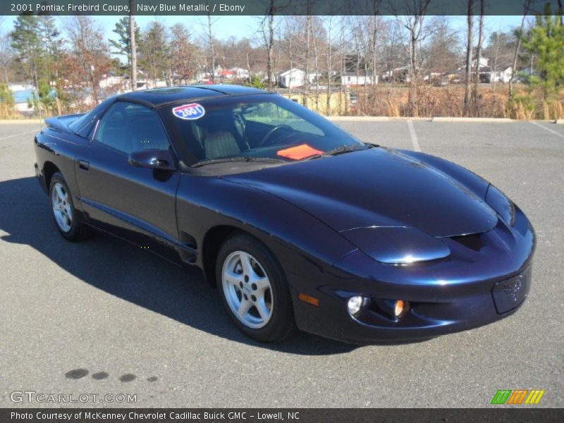 Navy Blue Metallic / Ebony 2001 Pontiac Firebird Coupe