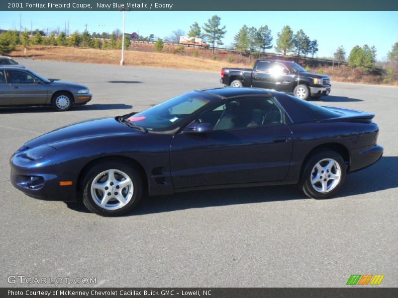 Navy Blue Metallic / Ebony 2001 Pontiac Firebird Coupe