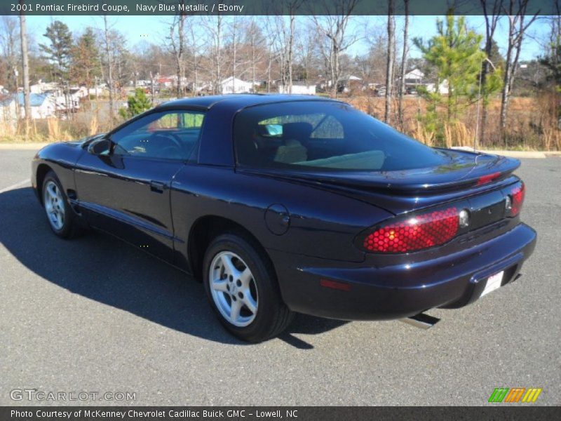 Navy Blue Metallic / Ebony 2001 Pontiac Firebird Coupe